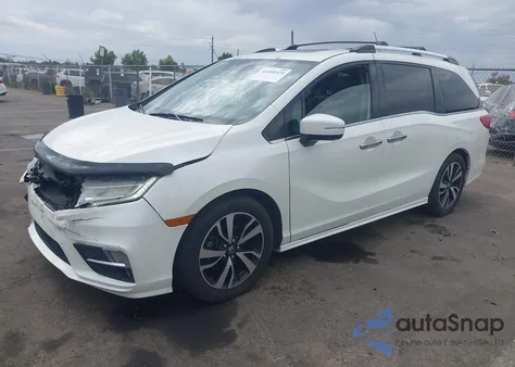 2018 Honda Odyssey Elite from USA, damaged, VIN 5FNRL6H92JB000427